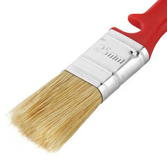 Кисть плоская натуральная щетина пластиковая ручка Wenzo Pro 25х10 мм для эмалей и лаков на алкидной основе - фото 2