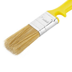 Кисть плоская искусственная щетина пластиковая ручка Wenzo Pro 25х10 мм для эмалей и лаков на водной основе - фото 5