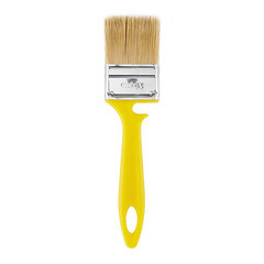 Кисть плоская искусственная щетина пластиковая ручка Wenzo Pro 50х12 мм для эмалей и лаков на водной основе - фото 4