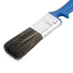 Кисть плоская смешанная щетина пластиковая ручка Wenzo Pro 25х10 мм для красок на водной основе - фото 4