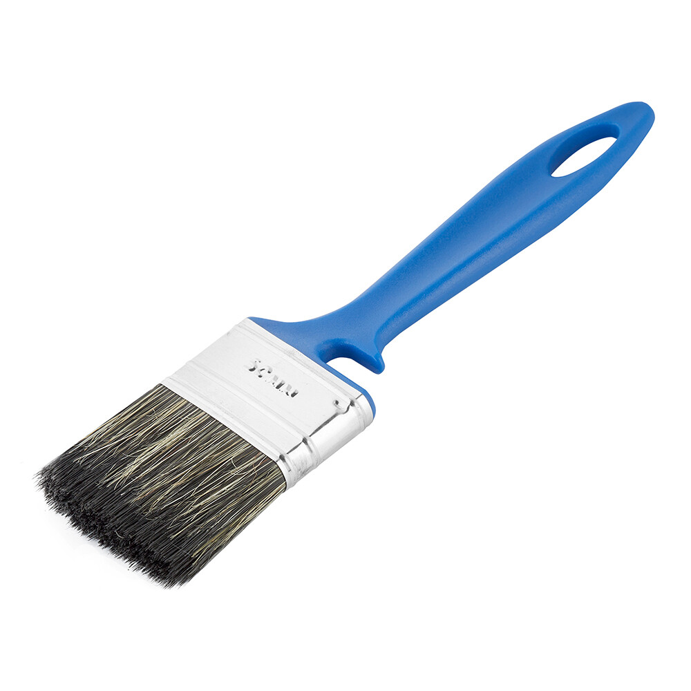 Изображение товара Кисть плоская смешанная щетина пластиковая ручка Wenzo Pro 50х12 мм для красок на водной основе