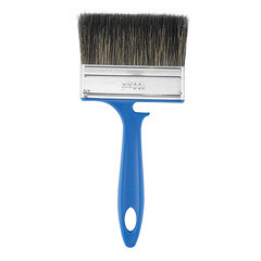 Кисть плоская смешанная щетина пластиковая ручка Wenzo Pro 100х12 мм для красок на водной основе - фото 2