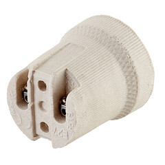 Патрон для лампы E27 Svet керамический IP20 (1011-00010) - фото 3