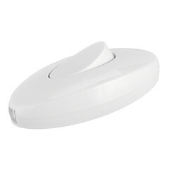 Выключатель кнопочный для светильника Makel IP20 220 В белый (10014) - фото 1