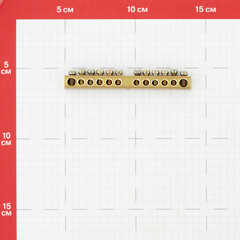Шина нулевая без изолятора EKF PROxima PEN 6х9 мм 12 отверстий крепеж по центру (sn0-63-12-r) - фото 2
