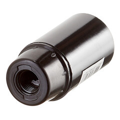 Патрон для лампы E14 UNIVersal карболитовый 500 Вт IP20 подвесной черный (5565167) - фото 2