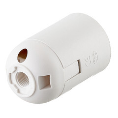 Патрон для лампы E27 UNIVersal M10 термостойкий пластик 1000 Вт IP20 подвесной белый (5560710) - фото 2