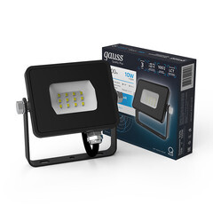 Прожектор светодиодный Gauss Qplus ДО-10 6500К 10 Вт IP65 черный (613511310) - фото 5