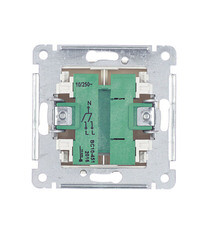 Выключатель Hegel Master двухклавишный встраиваемый слоновая кость (ВС10-451-01) - фото 5