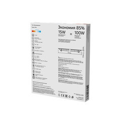 Светильник встраиваемый светодиодный белый 15 Вт 4000К IP20 Gauss Slim ДВО (939111215) - фото 4