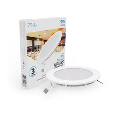 Светильник встраиваемый светодиодный белый 9 Вт 6500К IP20 Gauss Slim ДВО (939111309) - фото 6