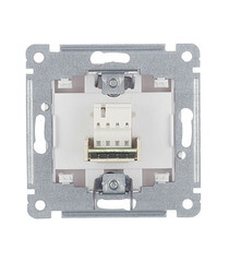 Розетка телефонная Hegel Master встраиваемая белая RJ11 (РСТ-400) - фото 4