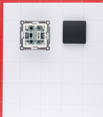 Выключатель Hegel Master одноклавишный встраиваемый черный (ВС10-411-08) - фото 3