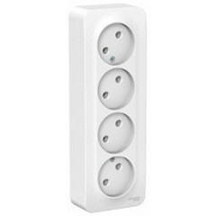 Розетка Schneider Electric Blanca BLNRA000411 открытая установка белая IP20 без заземления