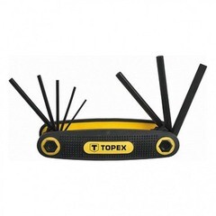 Набор имбусовых ключей Topex 1,5-6 мм (35d958) (8 шт.)