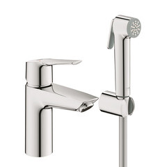 Смеситель для раковины с гигиеническим душем Grohe Start хром (23123003)