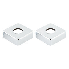 Чашка декоративная квадратная Corsa Deco 59 мм хром (2 шт.) (691343) - фото 1