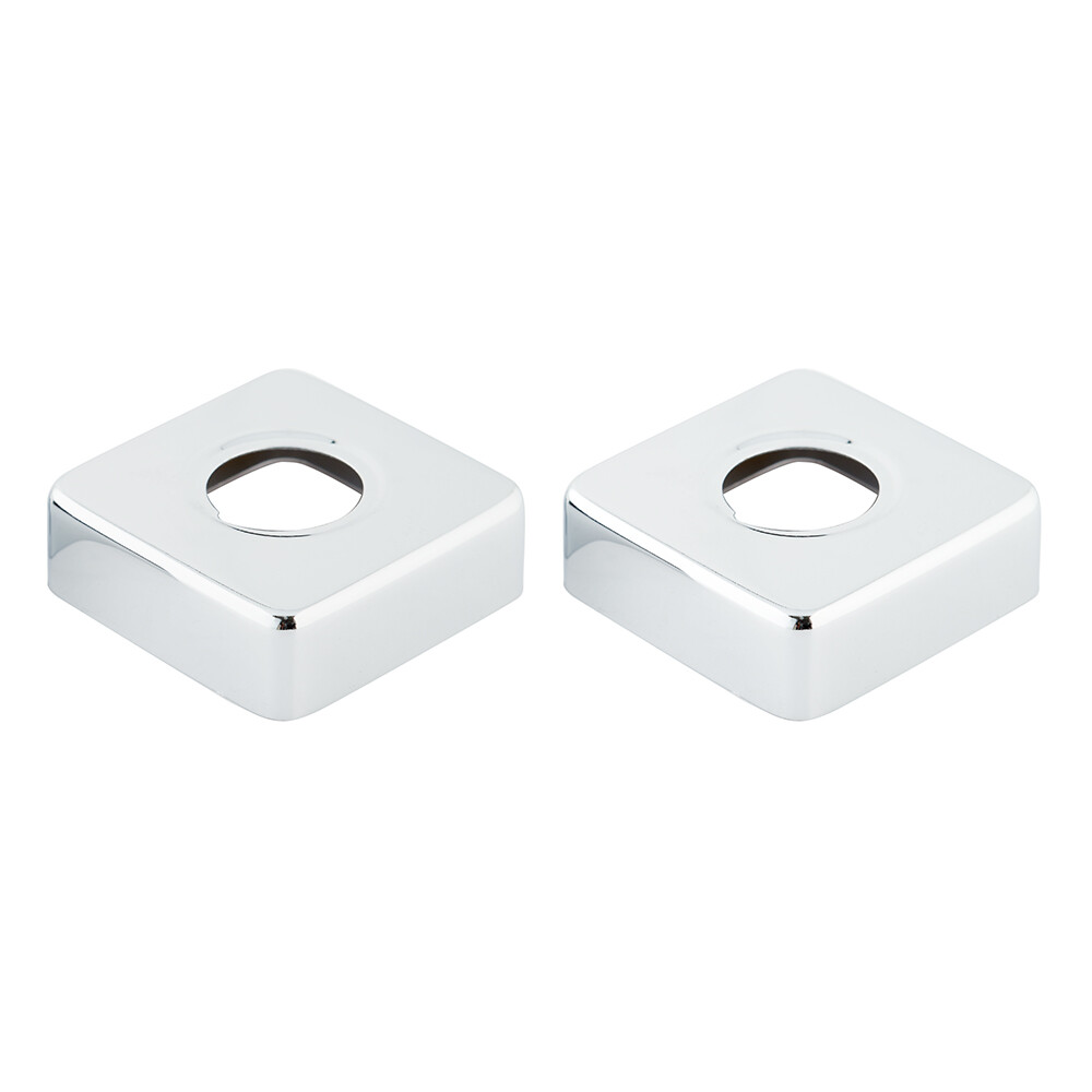 Чашка декоративная квадратная Corsa Deco 59 мм хром (2 шт.) (691343)