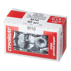Гайка самоконтрящаяся оцинкованная М10 DIN 985 (40 шт.) - фото 3
