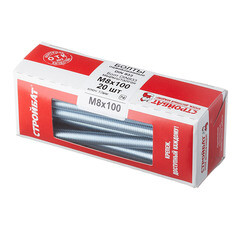 Болт оцинкованный M8x100 мм DIN 933 (20 шт.) - фото 3