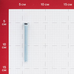 Болт оцинкованный M8x80 мм DIN 933 (20 шт.) - фото 2