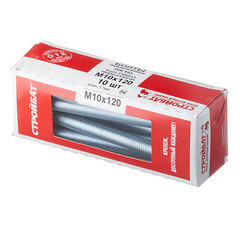 Болт оцинкованный M10x120 мм DIN 933 (10 шт.) - фото 3