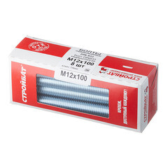 Болт оцинкованный M12x100 мм DIN 933 (8 шт.) - фото 3