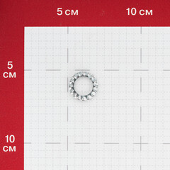 Шайба стопорная оцинкованная 12x20.5 мм DIN 6798 (4 шт.) - фото 2