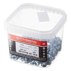 Гайка шестигранная оцинкованная М8 DIN 934 10 (200 шт.) - фото 3