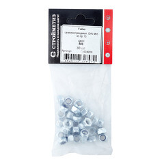 Гайка самоконтрящаяся оцинкованная М6 DIN 985 10 (30 шт.) - фото 2