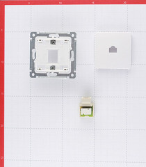 Розетка телефонная Hegel Master встраиваемая белая RJ11 (РСТ-400) - фото 5