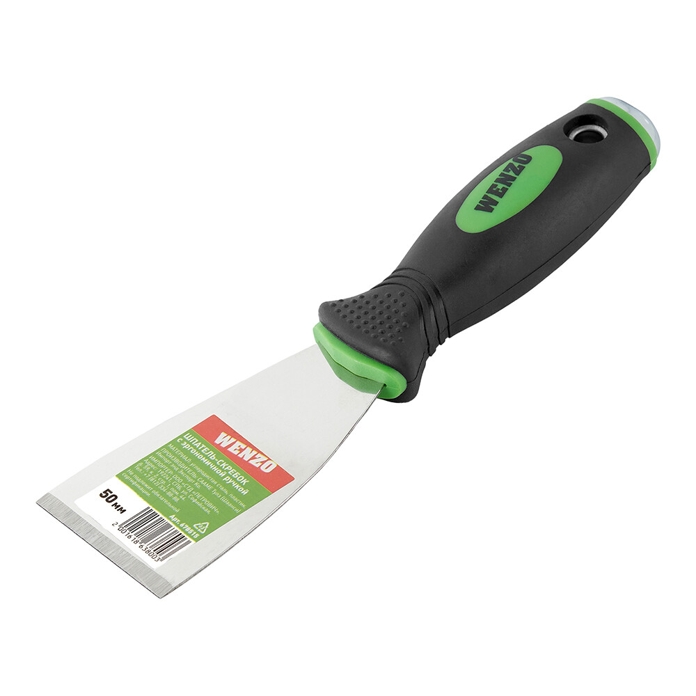 Изображение товара Шпатель-скребок Wenzo 678515 Широкое лезвие 50 мм Изображение товара Шпатель-скребок Wenzo 678515 Широкое лезвие 50 мм