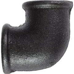 Угол Fittex d15 мм 90° стальной черный (ДУ15)