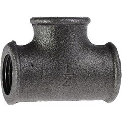 Тройник черный Fittex ДУ15