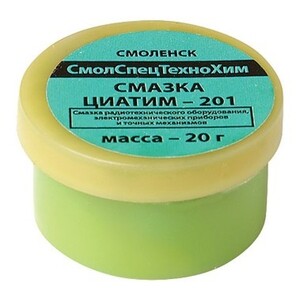 Смазка Циатим-201 СмолСпецТехноХим 20 г — купить в Санкт-Петербурге ...