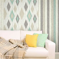 Обои компакт-винил на бумажной основе Elysium Ромбы 74601 (0,53х10 м) - фото 7