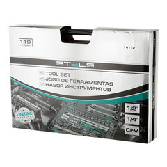 Набор инструментов универсальный Stels (14112) (119 шт.) - фото 3