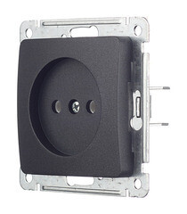 Розетка Hegel Master встраиваемая черная (РС16-401-08) - фото 4