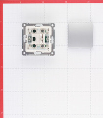 Выключатель Hegel Master одноклавишный встраиваемый серебро (ВС10-411-06) - фото 4