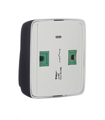 Выключатель Hegel Alfa одноклавишный накладной черный с изолирующей пластиной (ВА10-113-08) - фото 2