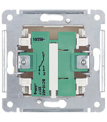 Переключатель Hegel Master одноклавишный встраиваемый слоновая кость с подсветкой (ВС10-462-01) - фото 4