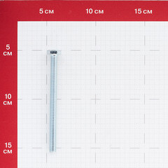 Болт оцинкованный M8x100 мм DIN 933 (2 шт.) - фото 2
