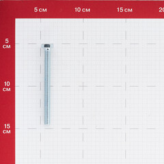 Болт оцинкованный M8x90 мм DIN 933 (2 шт.) - фото 2