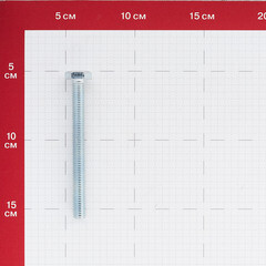 Болт оцинкованный M10x100 мм DIN 933 (2 шт.) - фото 2