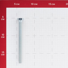 Болт оцинкованный M10x120 мм DIN 933 (2 шт.) - фото 2