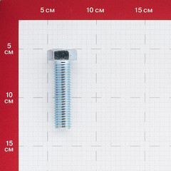 Болт оцинкованный M18x70 мм DIN 933 (8 шт.) - фото 2
