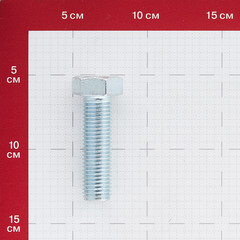 Болт оцинкованный M20x70 мм DIN 933 (6 шт.) - фото 3