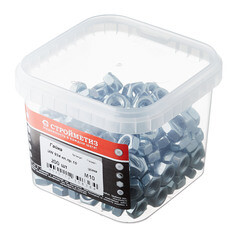 Гайка шестигранная оцинкованная М10 DIN 934 10 (200 шт.) - фото 2