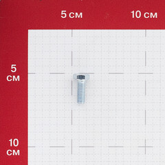 Болт оцинкованный M6x16 мм DIN 933 10,9 (100 шт.) - фото 3