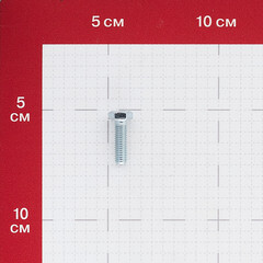 Болт оцинкованный M6x20 мм DIN 933 10,9 (100 шт.) - фото 2